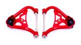 BMR:  1964-1972 GM A-Body A-arms, upper, DOM, non-adj, poly bushings, stock spindles (Red)