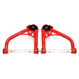 BMR:  1968-1974 GM X-Body A-arms, upper, pro-touring, tall ball joint, delrin bushings (Red)