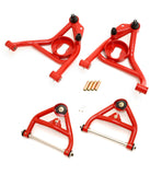 BMR:  1970-1981 GM F-Body Camaro/Firebird A-arm kit, upper (AA015R) and lower (AA014R) (Red)