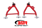 BMR:  1994-2004 SN95 Ford Mustang A-arms, lower, coilover, adjust, rod end, std ball joint (Red)