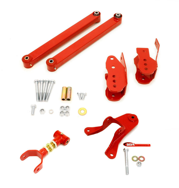 BMR:  2005-2010 S197 Mustang Rear control arm package (Level 3) Red