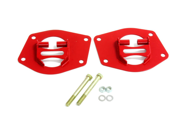 BMR:  2010-2015 GM F-Body Camaro Coilover conversion kit, upper mount, rear (Red)