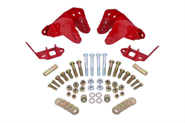 BMR:  1978-1987 GM G-Body Coilover conversion kit, rear, non-adj shock mount, w/ CAB (Red)