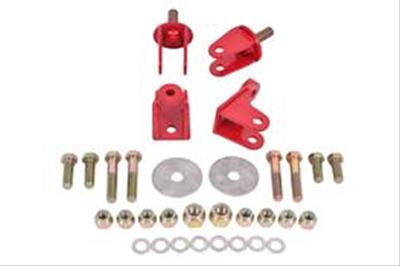 BMR:  1979-2004 Mustang SN95 Coilover conversion kit, rear, without control arm bracket (Red)