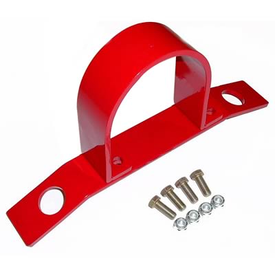 BMR:  2004-2006 Pontiac GTO Driveshaft safety loop (Red)