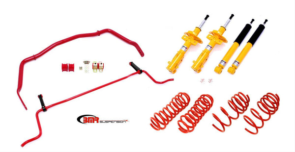 BMR:  2005-2014 Ford Mustang S197 Koni handling performance package (Level 4) (Red)