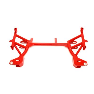 BMR:  1993-2002 GM F-body Camaro/Firebird K-member, no motor mounts, standard rack mounts (Red)