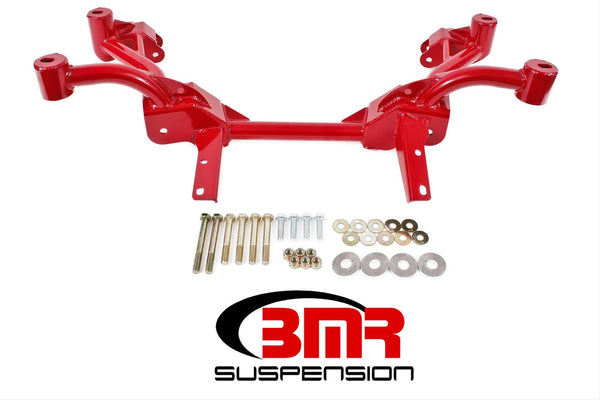 BMR:  1982-1992 GM F-body Camaro/Firebird K-member, no motor mounts, Pinto rack mounts (Red)