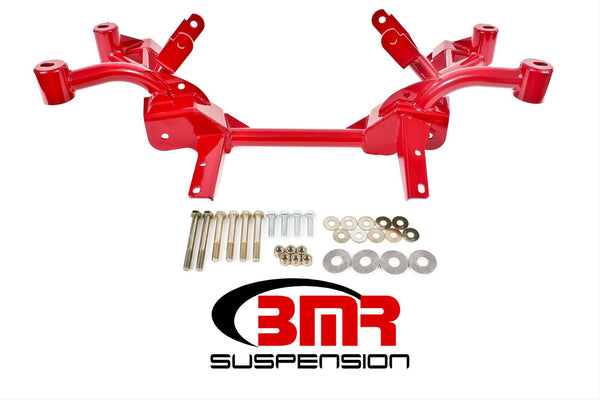 BMR:  1982-1992 GM F-body Camaro/Firebird K-member, LS1 motor mounts, standard rack mounts (Red)