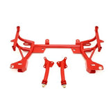 BMR:  1993-2002 GM F-body Camaro/Firebird K-member, TURBO, SBC/BBC motor mounts, std rack mounts (Red)