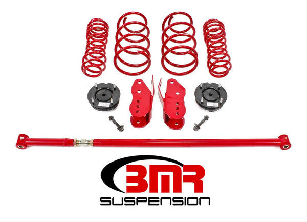 BMR:  2005-2014 Ford Mustang S197 Lowering spring package (Red)