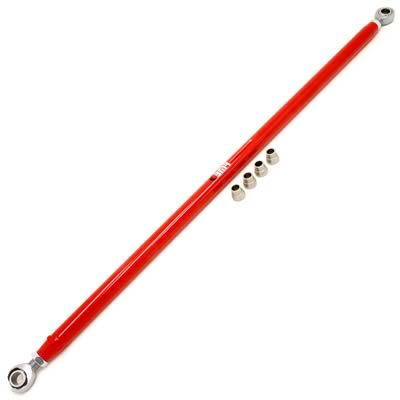 BMR:  1982-1992 F-Body Chevy Camaro / Firebird Panhard rod, chrome moly, double adjustable, rod ends (Red)