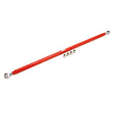 BMR:  2005-2014 Ford Mustang S197 Panhard rod, DOM, double adjustable, rod ends (Red)