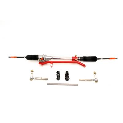 BMR:  1993-2002 GM F-Body Chevy Camaro / Firebird Manual steering conversion kit, use with stock K-member only (Red)