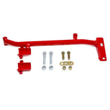 BMR:  1993-2002 GM F-bodies Chevy Camaro / Firebird Manual steering bracket for use with stock k-member (Red)