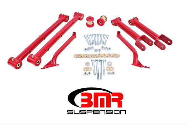 BMR:  1978-1987 GM G-Body Rear suspension kit (TCA039, UTCA006, RB003, BK044, RH003) Red