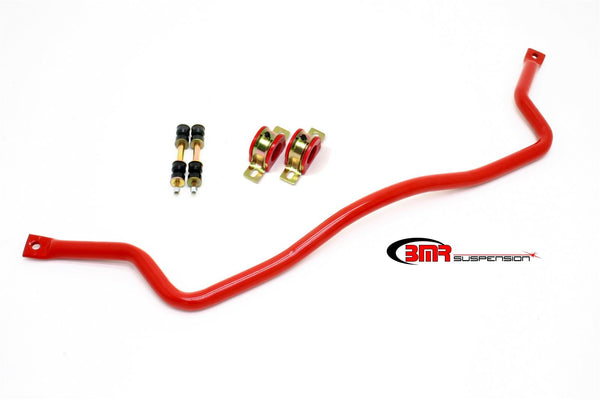 BMR:  1993-2002 GM F-body Chevy Camaro / Firebird Sway bar kit with bushings, front, hollow 35mm (Red)