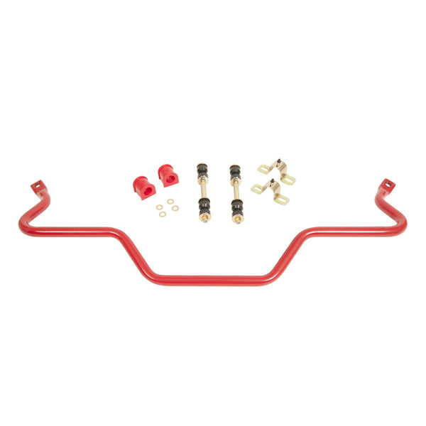 BMR:  1982-1992 GM F-body Chevy Camaro / Firebird Sway bar kit with bushings, rear, hollow 25mm (Red)