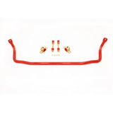 BMR:  1970-1981 GM F-body Chevy Camaro / Firebird Sway bar kit with bushings, front, solid 1.25" (Red)