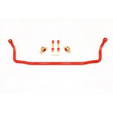 BMR:  1964-1972 GM A-body Sway bar kit with bushings, front, solid 1.25" (Red)