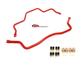 BMR:  GM F-Body 1993-2002 Chevy Camaro / Firebird Sway bar kit with bushings, front (SB001H) and rear (SB003H) Red