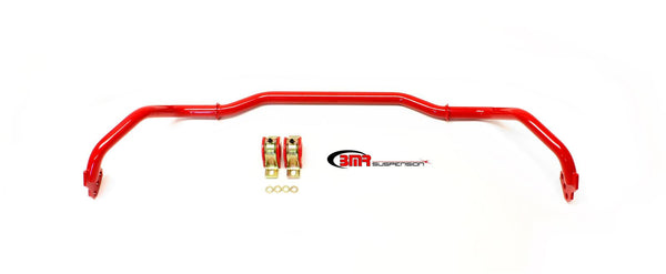 BMR:  2013-2015 Chevy Camaro Sway bar kit with bushings, front, adjustable, hollow 29mm (Red)
