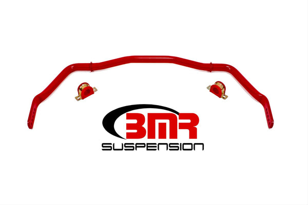 BMR: 2005-2014 Ford Mustang S197 Sway bar kit, front, hollow 38mm, 5-hole adjustable (Red)