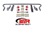 BMR:  2005-2014 Ford Mustang S197 Sway bar kit with bushings, rear, adjustable, hollow 25mm