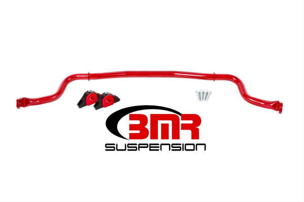 BMR:  2015-2018 Ford Mustang S550 Sway bar kit, front, hollow 35mm, 3-hole adjustable (Red)