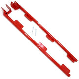 BMR:  1998-2002 GM F-Body Chevy Camaro / Firebird Subframe connectors, weld-on, tubular, LS1, convertible (Red)