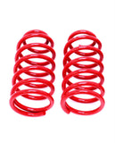 BMR: 1979 - 2004 Ford Mustang New Edge Lowering springs, rear, 1" drop, 235 spring rate (Red)