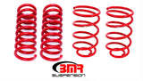 BMR: 1964-1966 GM A-body Lowering spring kit, set of 4, 2" drop (Red)