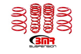 BMR: 2005 - 2014 Ford Mustang S197 Lowering springs, set of 4, 1.5" drop, handling, GT (Red)