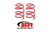 BMR: 2005 - 2014 Ford Mustang S197 Lowering springs, front, 1.5" drop, handling, GT (Red)