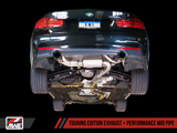 AWE: 2014-2016 BMW 435i 3.0T - Touring Edition Axle Back Exhaust Chrome Silver Tips