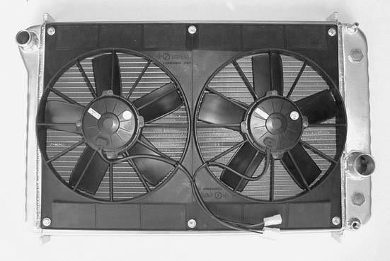 DeWitts: Dual Fan kit 2700 CFM Fits Stock 1 row Core