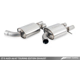 AWE: 2016-18 Audi A6 3.0T C7 - Touring Edition Exhaust (Quad Outlet / Diamond Black Tips)