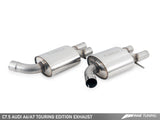 AWE: 2016-18 Audi A6 3.0T C7 - Touring Edition Exhaust (Quad Outlet / Chrome Silver Tips)