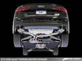 AWE: 2016-18 Audi A6 3.0T C7 - Touring Edition Exhaust (Quad Outlet / Chrome Silver Tips)