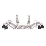 STAINLESS WORKS: 2020-21 Chevrolet Corvette C8 6.2L -- Legend Cat-Back Exhaust w/ Matte Black Tips