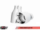 AWE: 2018-2021 Audi B9 A5 2.0TFSI - Track Edition Exhaust (Chrome Silver Tips / Includes Downpipe)