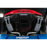 MBRP: 2018-21 Ford Mustang GT 5.0L -- 3" Cat Back, with Quad 4" Dual Wall Tips, Street Version, T304