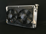 DeWitts: 1963-65 CORVETTE MOD. CF LS Radiator Combo Dual 11" Fans