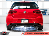 AWE: 2018 Volkswagen MK7.5 Golf R - SwitchPath Exhaust w/ 102mm Diamond Black Tips