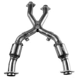 Kooks Headers & Exhaust:  1999-2004 FORD MUSTANG GT/COBRA 3" X 2 1/2" GREEN CATTED X-PIPE