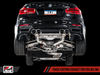 AWE: 2015-18 BMW M3 3.0T - Non-Resonated Track Edition Exhaust (Chrome Silver Tips 90mm)