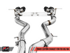 AWE: 2015-18 BMW M3 3.0T - Resonated Track Edition Exhaust (Chrome Silver Tips 90mm)