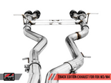 AWE: 2015-20 BMW M4 3.0T - Resonated Track Edition Exhaust (Chrome Silver Tips 102mm)