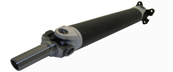 Driveshaft Shop:  FORD 2005-2014 Mustang GT (S197) with T56 Magnum XL 6-speed Conversion Carbon Fiber Driveshaft with OE Pinion Flange and Billet Yoke