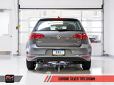 AWE: 2015-17 Volkswagen Golf MK7 - Track Edition Exhaust (Chrome Silver Tips 90mm)